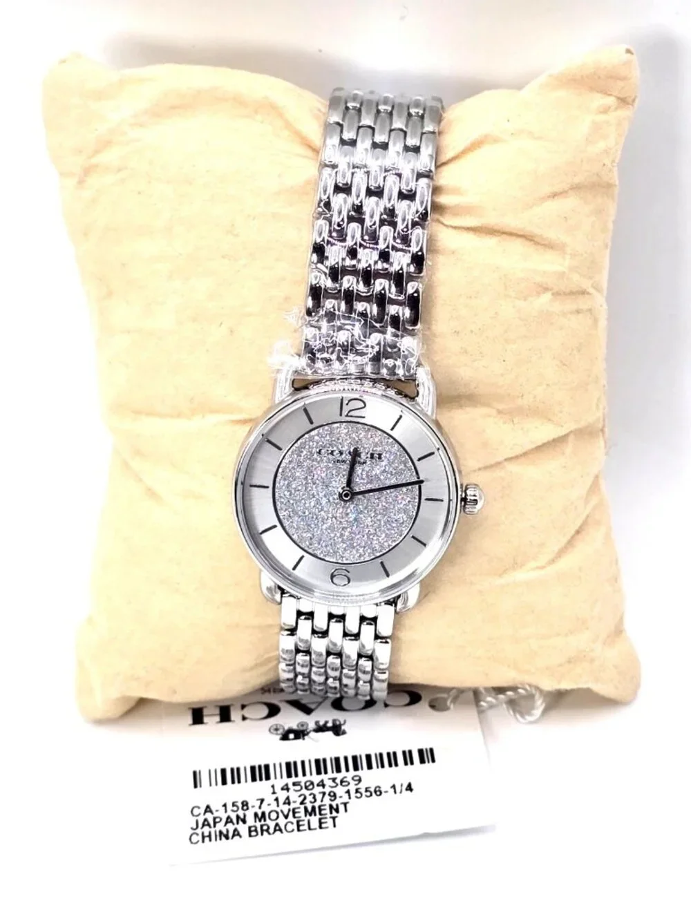 Coach Elliot Women's Silver-Tone Stainless Steel Watch 28mm